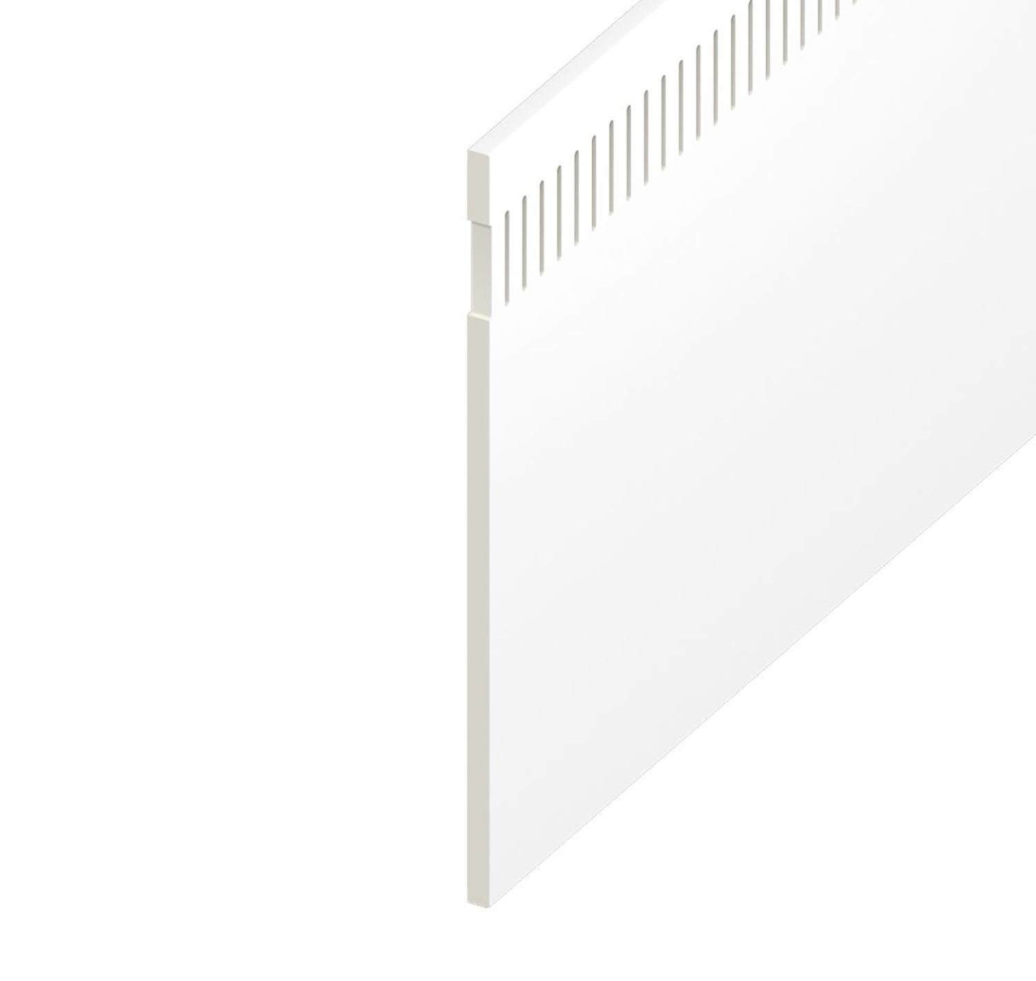 9mm Vented Eurosoffit Board White 450mm x 5m