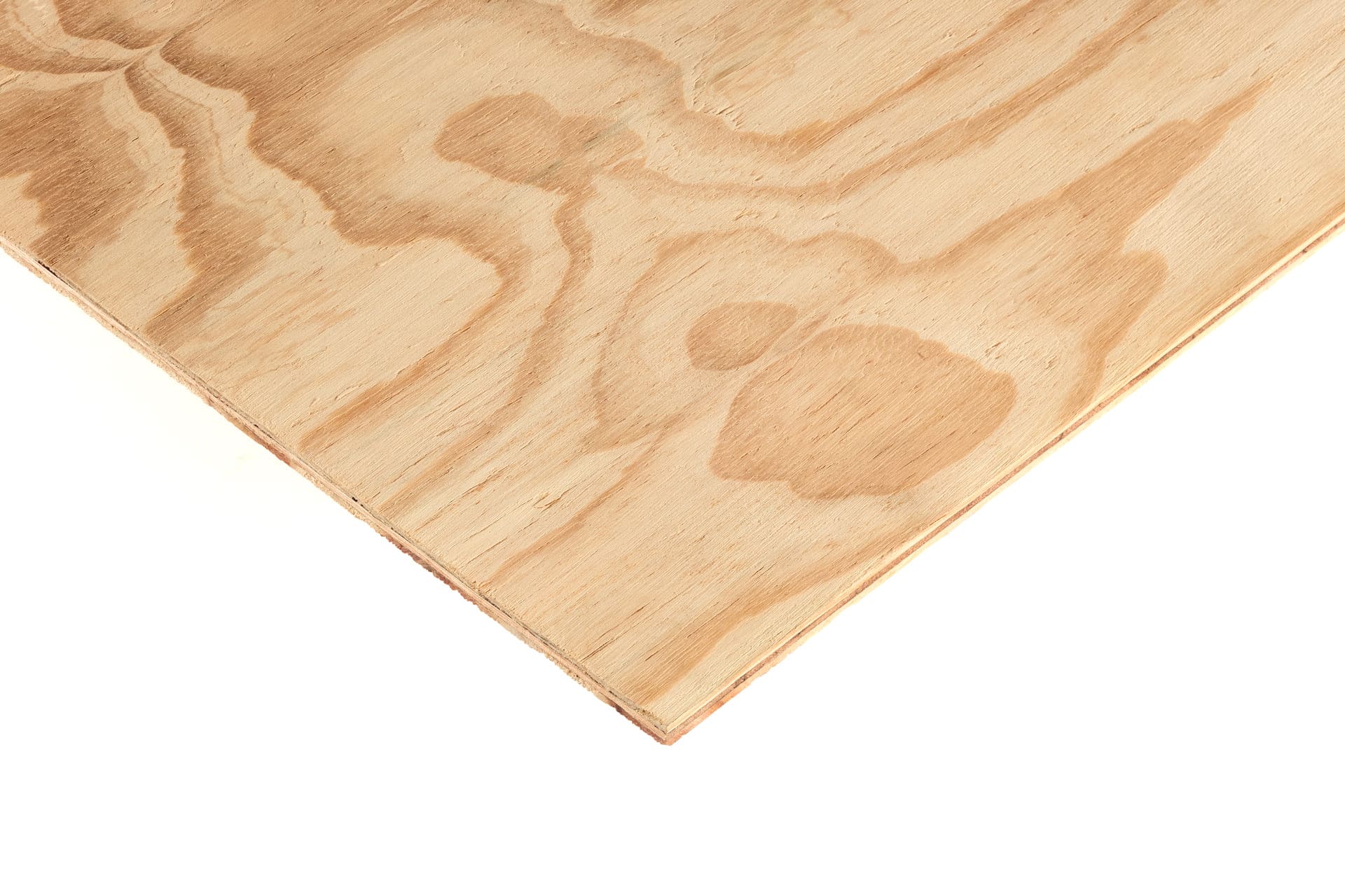 Corner of 9mm elliotis softwood plywood