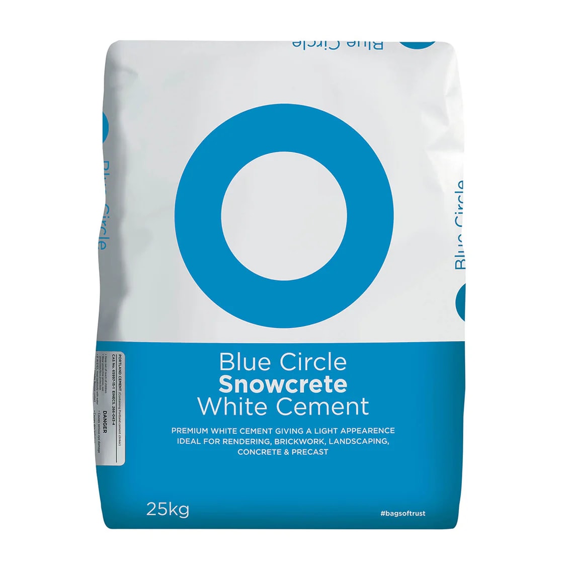 Blue Circle White Cement 25kg (Paper Bag)