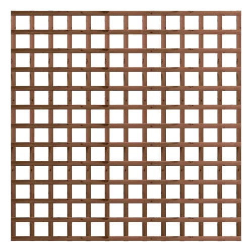 6' x 6' Heavy Duty Golden Brown Treated Trellis (1.83m x 1.83m)