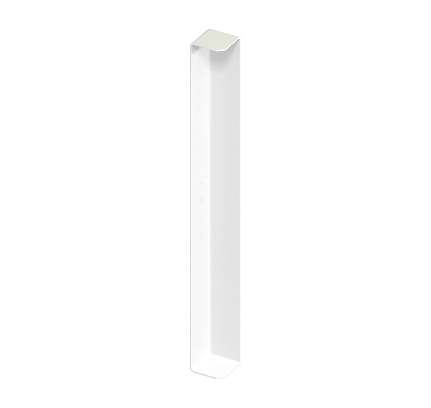 Double Corner Trim White Ash 450mm