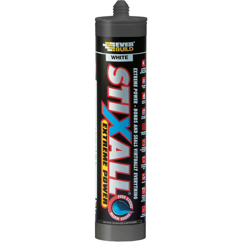 Everbuild Stixall Adhesive & Sealant White 290ml