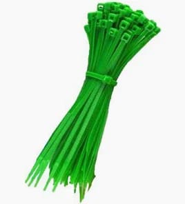 200mm x 4.8mm Green Cable Ties