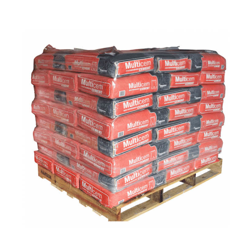 Hanson Multicem Cement 25kg (Plastic Bag) - Pallet of 60