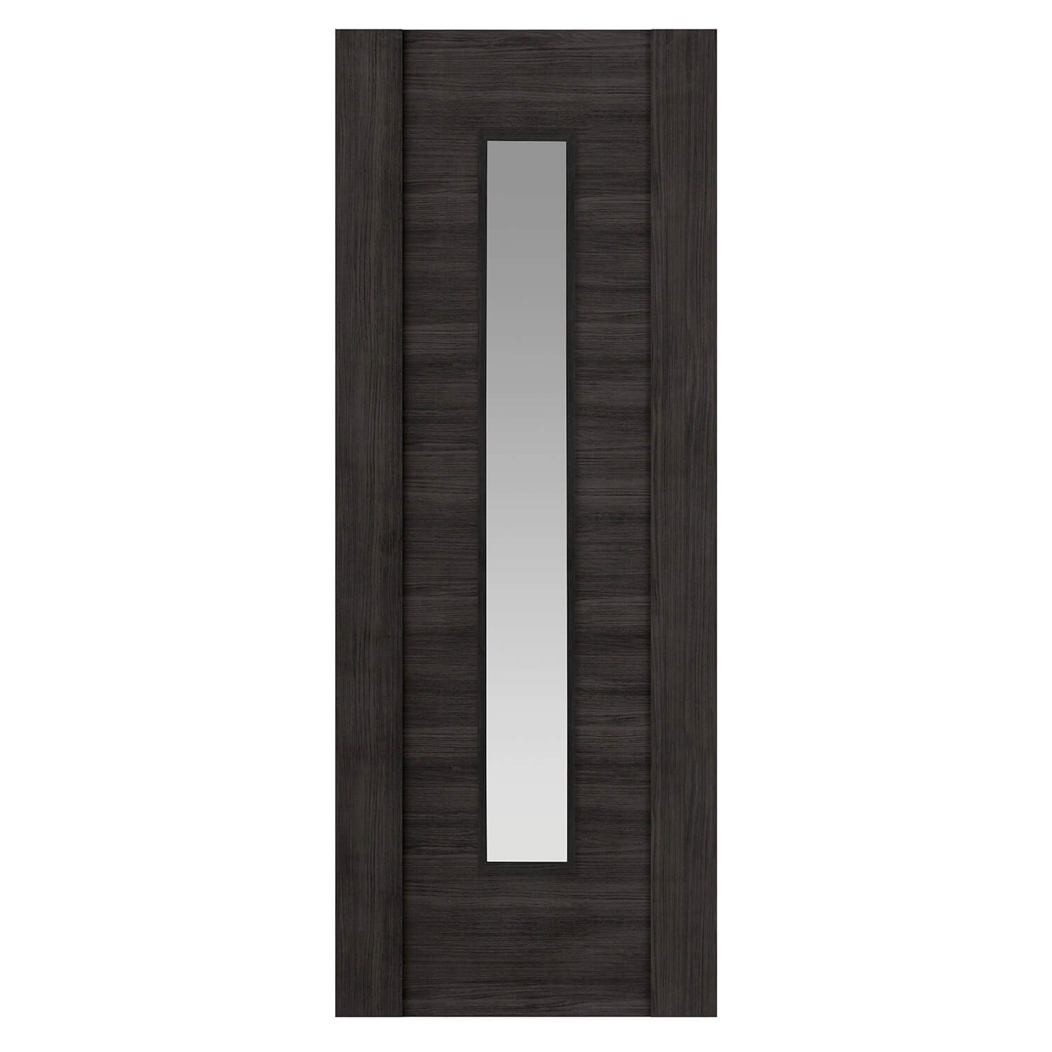 JB Kind Alabama Dark Grey Glazed Laminate Internal Door 35 x 1981 x 686mm