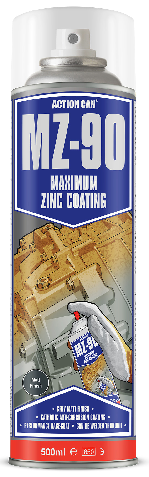 MZ-90 Cold Zinc Galvanising Spray