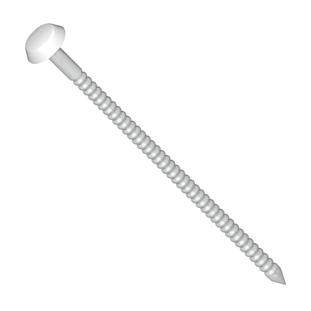 Polytop Fixing Nails White 50mm (Box of 100)