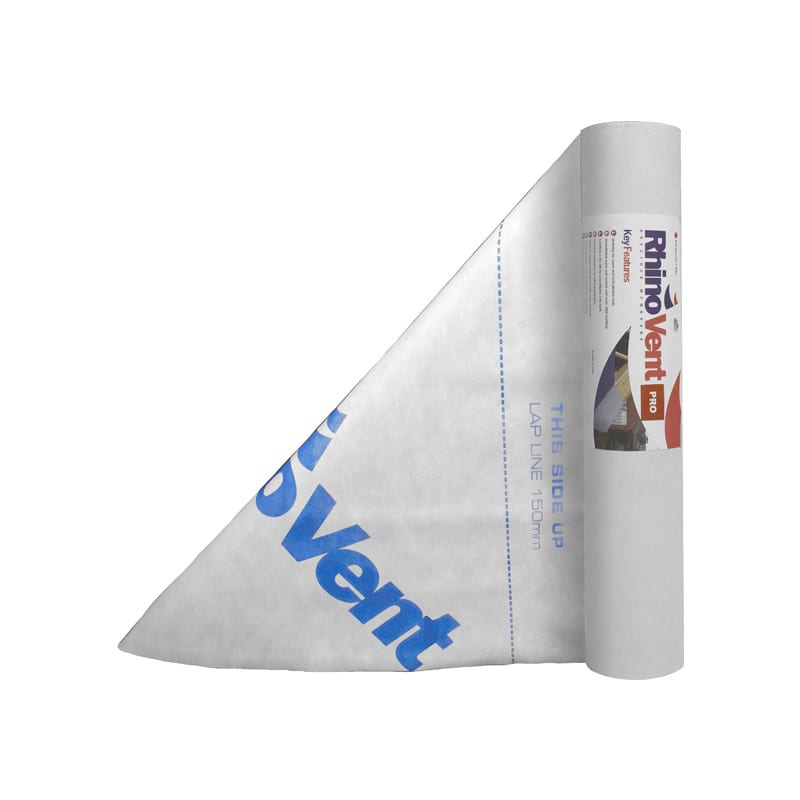 Rhinovent Ultra Breather Membrane Felt Underlay 1m x 50m (50m2/Roll)