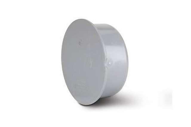 110mm Soil Socket Plug Grey