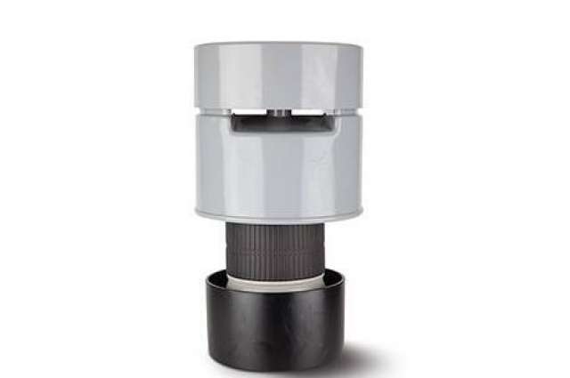 110mm Soil Air Admittance Valve Solvent Socket Grey