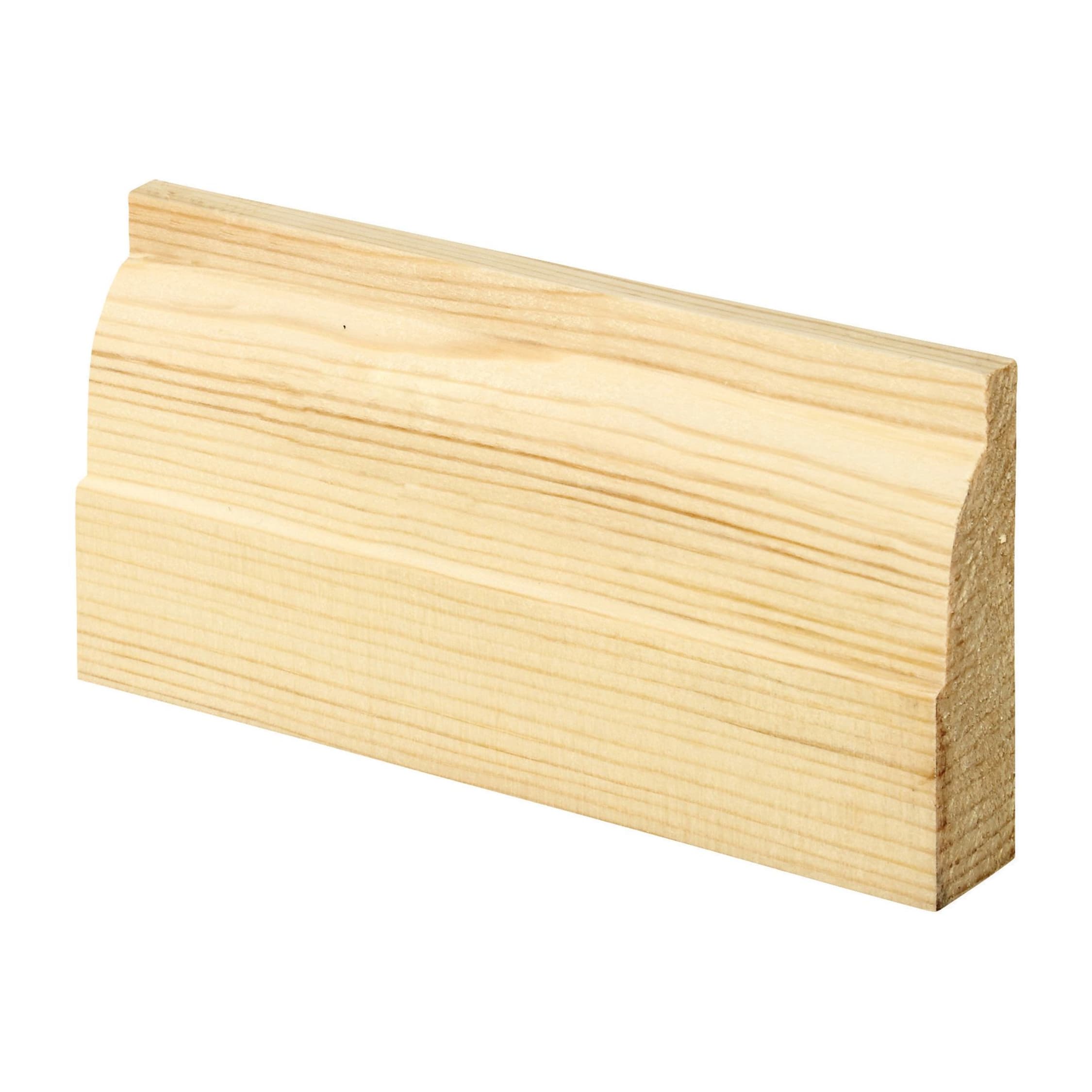 25mm x 63mm Softwood Ovolo Architrave (Finished Size 20.5mm x 57mm)