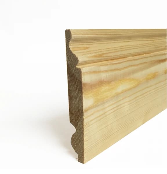 25mm x 150mm Softwood Torus/Ogee Skirting (Finished Size 20.5mm x 144mm)
