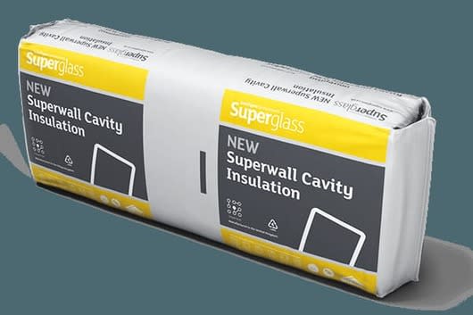 100mm Superglass Superwall 32 Cavity Wall Insulation Slab (3.28m2/Pack)