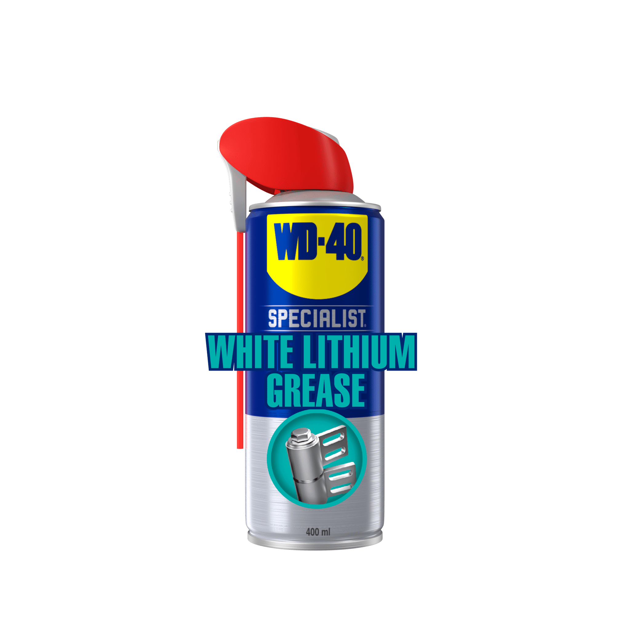 WD-40 400ml White Lithium Grease