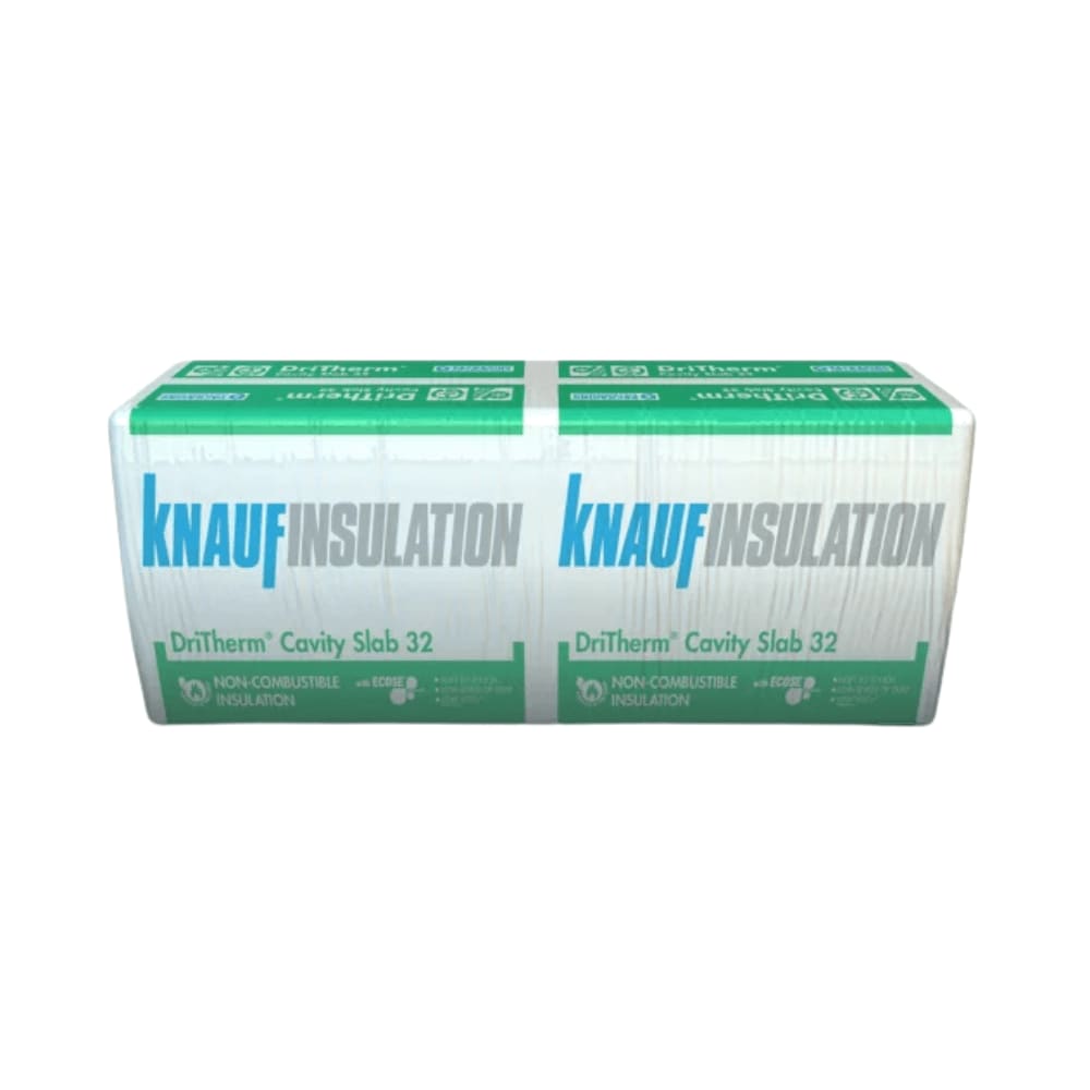 125mm Knauf DriTherm Cavity Wall Insulation Slab 32 (2.18m2/Pack)