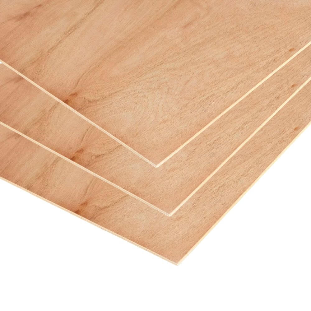 5.5mm Non-Structural Hardwood Plywood Sheet 2440mm x 1220mm (8' x 4') - Pack of 165