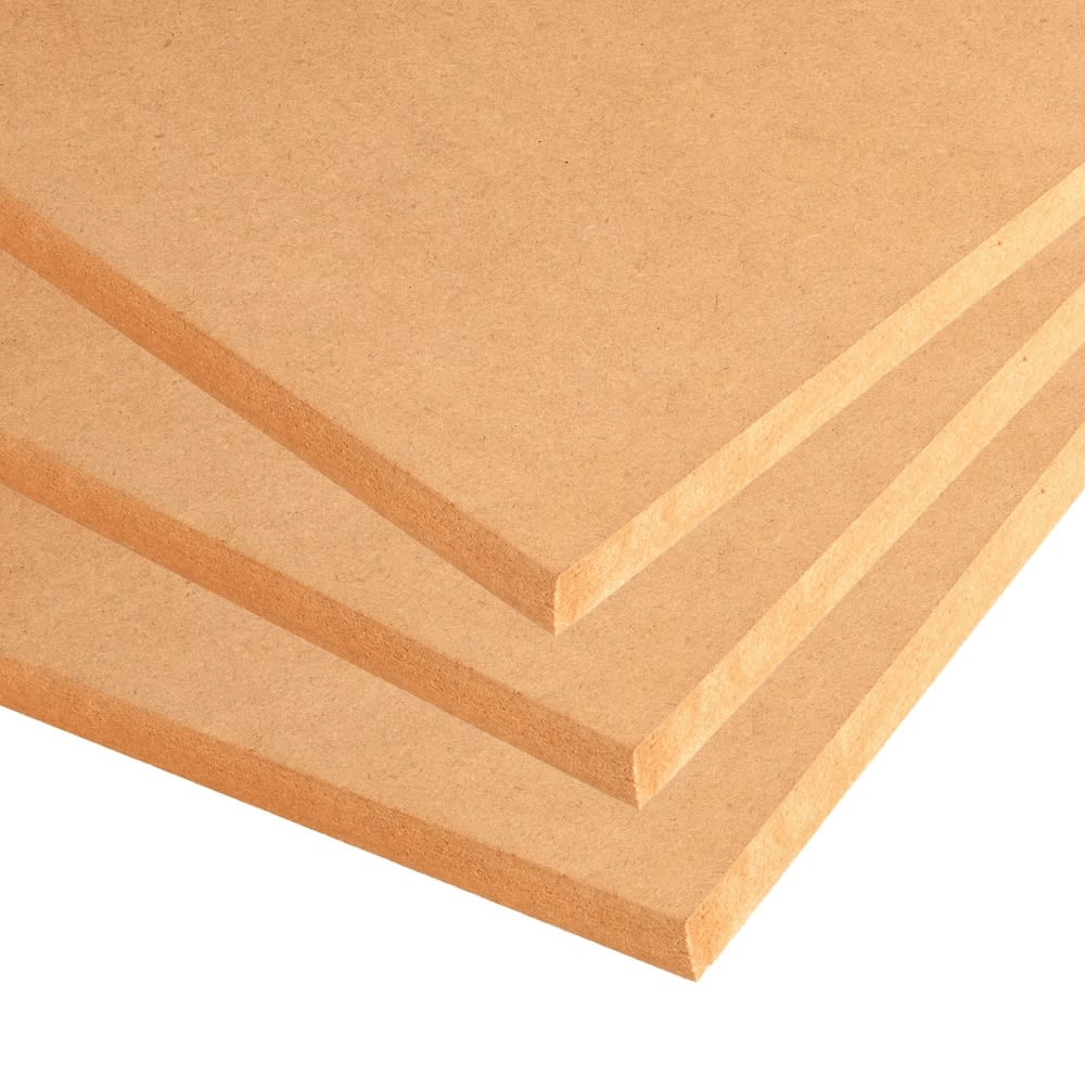 multiple sheets of 25mm standard mdf