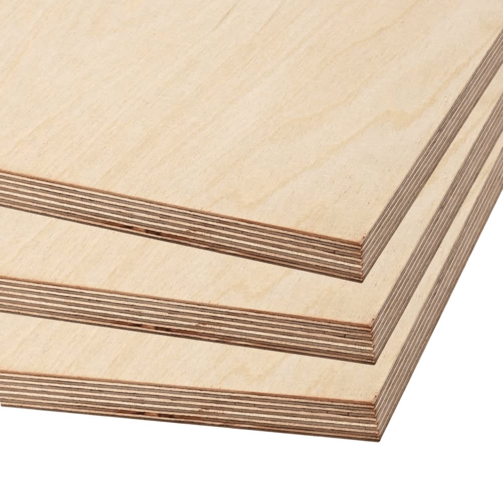 12mm Birch Plywood Throughout BB/BB 2440mm x 1220mm (8' x 4') - Pack of 33