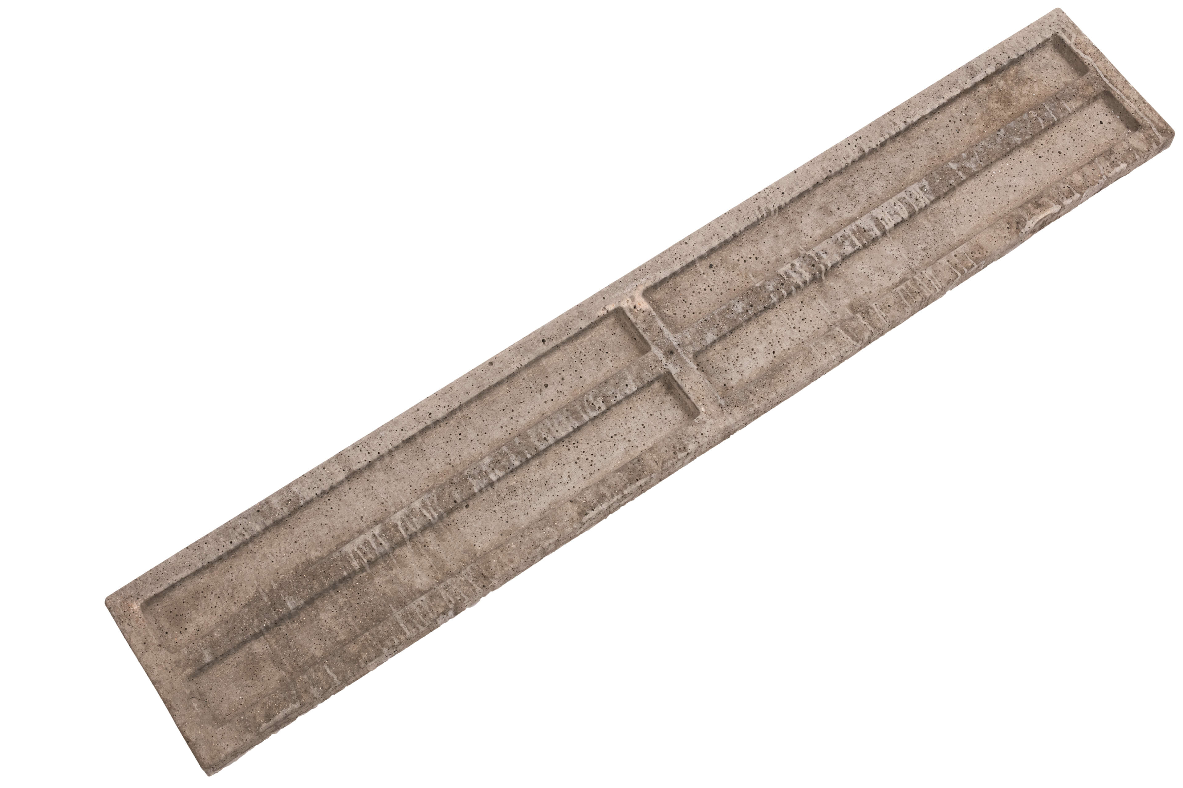 recessed gravel board top down