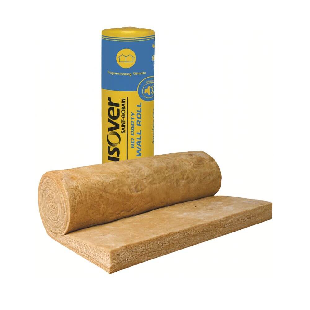 75mm Isover RD Party Wall Insulation Roll (7.74m2/Roll)