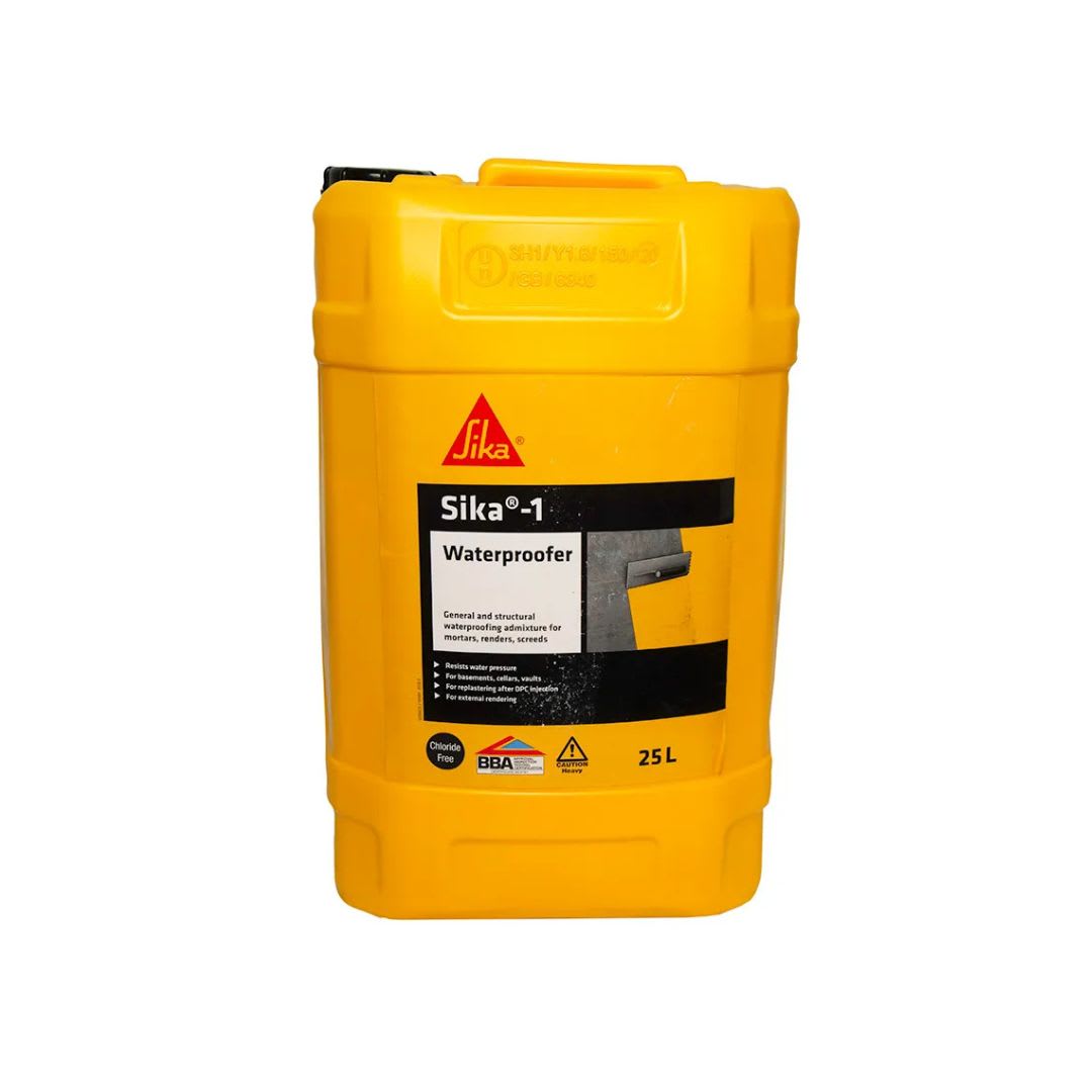 Sika -1 Waterproofer Liquid Waterproofing Additive 25 L - Image 2