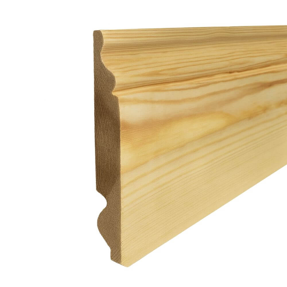 25mm x 175mm Softwood Torus/Ogee Skirting (Finished Size 20.5mm x 169mm)
