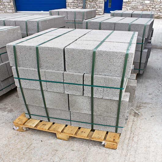 100mm Solid Dense 7.3N Concrete Block Pack x 72