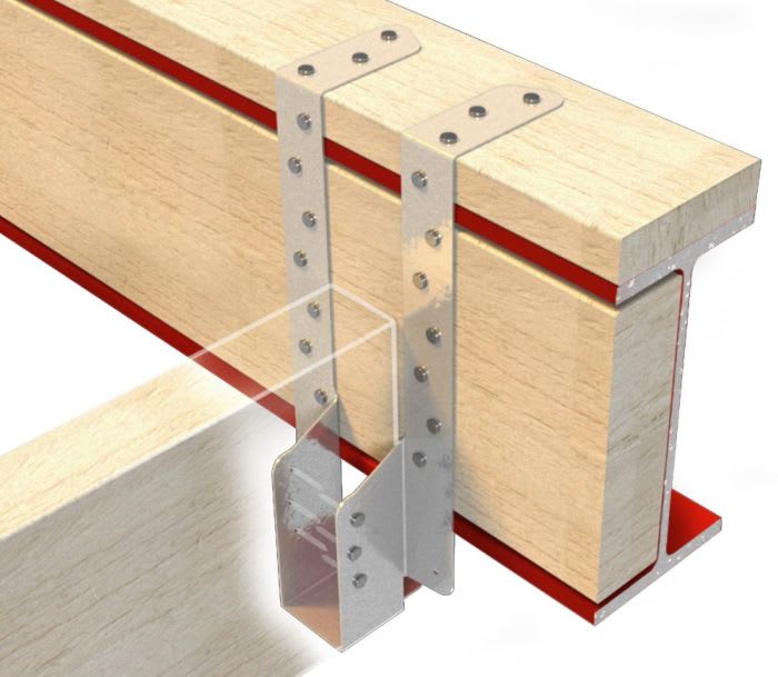Long Leg Timber to Timber Jiffy Joist Hanger image