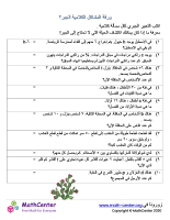 مسائل الجبر الكلامية ورقة ٢