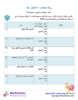 إستكشاف أشكال ثنائية الأبعاد ورقة ٤