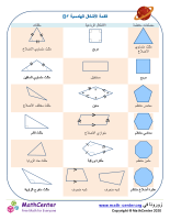 قائمة الأشكال الهندسية ٢D