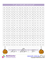 اللون حسب الرقم - القرع (الأرقام من ١٥ إلى ٢٠)