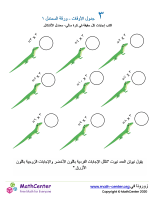 جدول ضرب العدد ٣ - ورقة السمندل ١