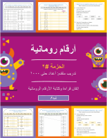 أرقام رومانية - تدريب متقدم: أعداد حتى ١٠٠٠