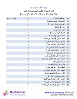 انتاج التعابير ورقة 3