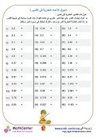 تحويل الأعداد العشرية إلى كسور 1