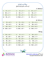 ورقة النسب المالية 2