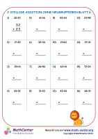 2 Stellige Addition Ohne Neugruppieren Blatt 6