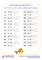 Additionsfakten Bis 20 Blatt 3