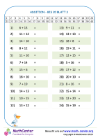 Addition - Bis 20 Blatt 3