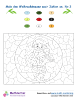 Malen Nach Zahlen - Weihnachtsmann Nr. 3