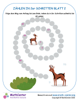 Zählen In 2Er Schritten Bis 100 Blatt 2