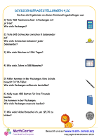 Divisionsfragestellungen Blatt 4.2C