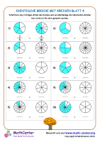 Identische Brüche Mit Kreisen Blatt 4
