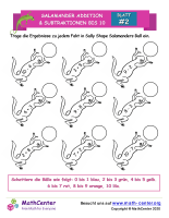 Salamander Addition & Subtraktion Bis 10 Blatt 2