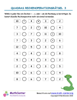 Quadras Rechenoperationsrätsel 3