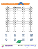 Zahlensuchrätsel B5