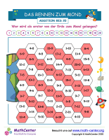 Das Rennen Zum Mond - Addition Bis 20