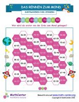 Das Rennen Zum Mond - Subtrahieren Von Zehnern