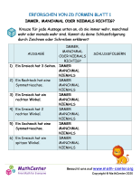 Erforschen Von {}D Formen Blatt 1